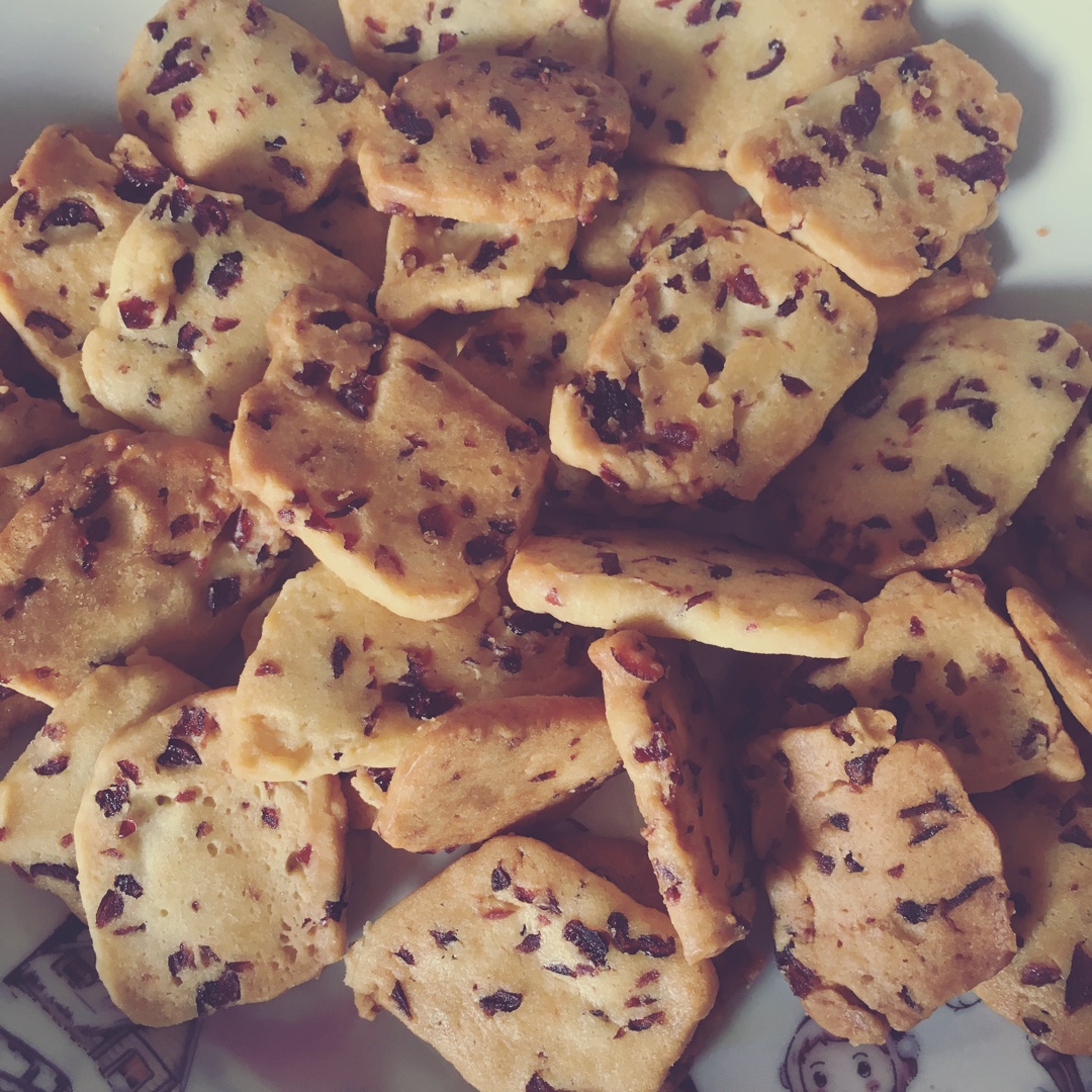 低糖少油版蔓越莓饼干