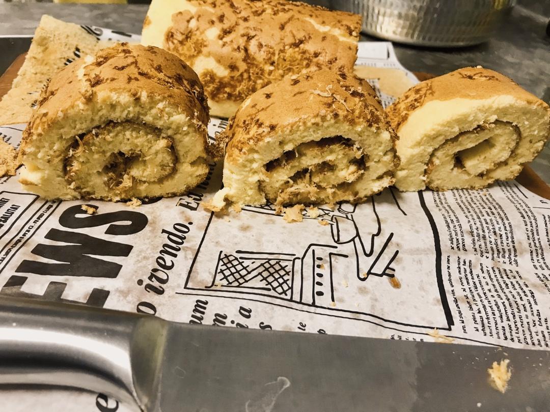 怎么卷都不裂的肉松蛋糕卷