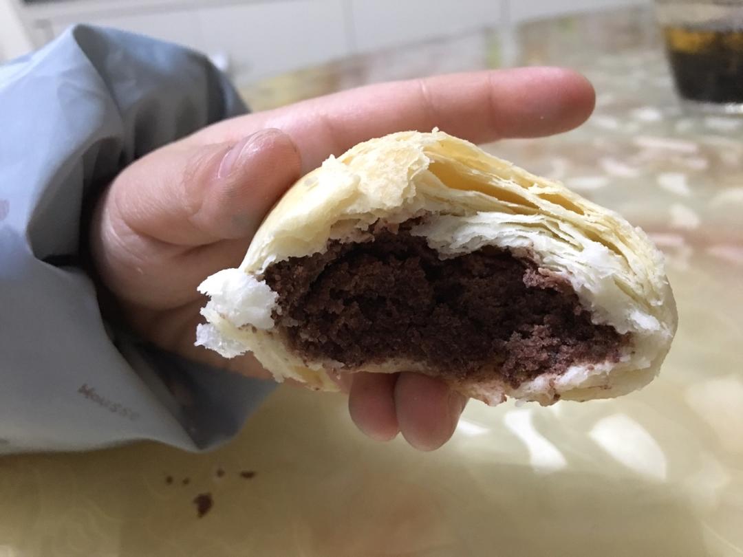 酥皮绿豆饼   酥得掉渣渣