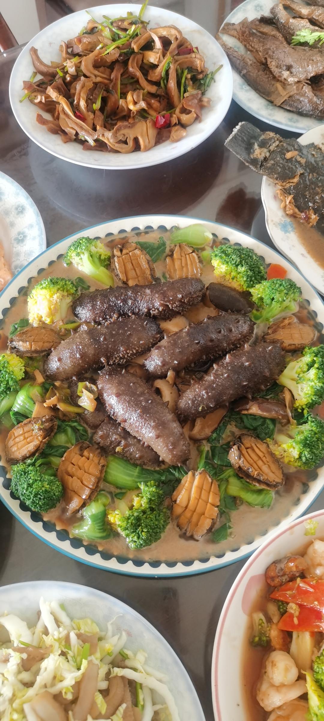 过年在家，可以试试家常菜式的鲍鱼海参