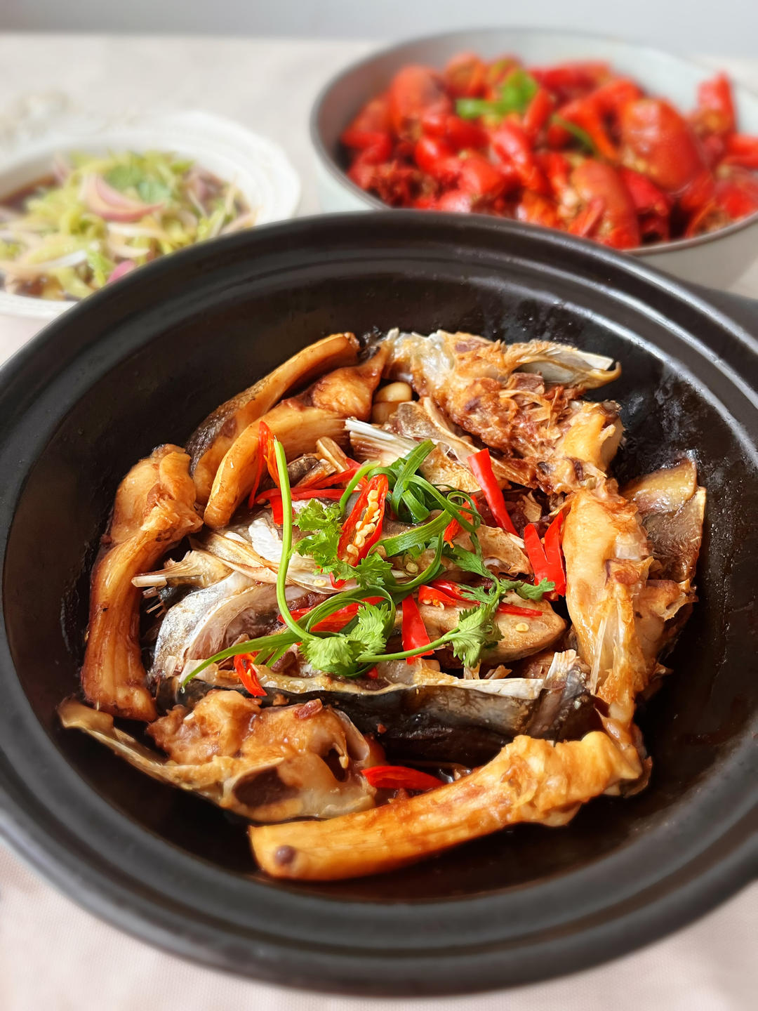 【0068】啫啫鱼头煲 <302小厨房>