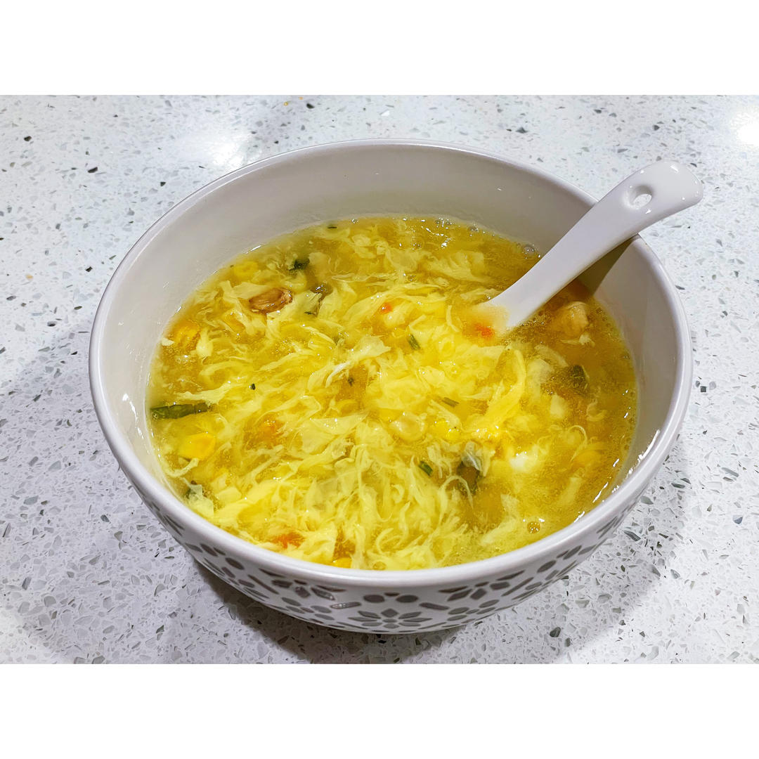 鲜玉米蛋花羹