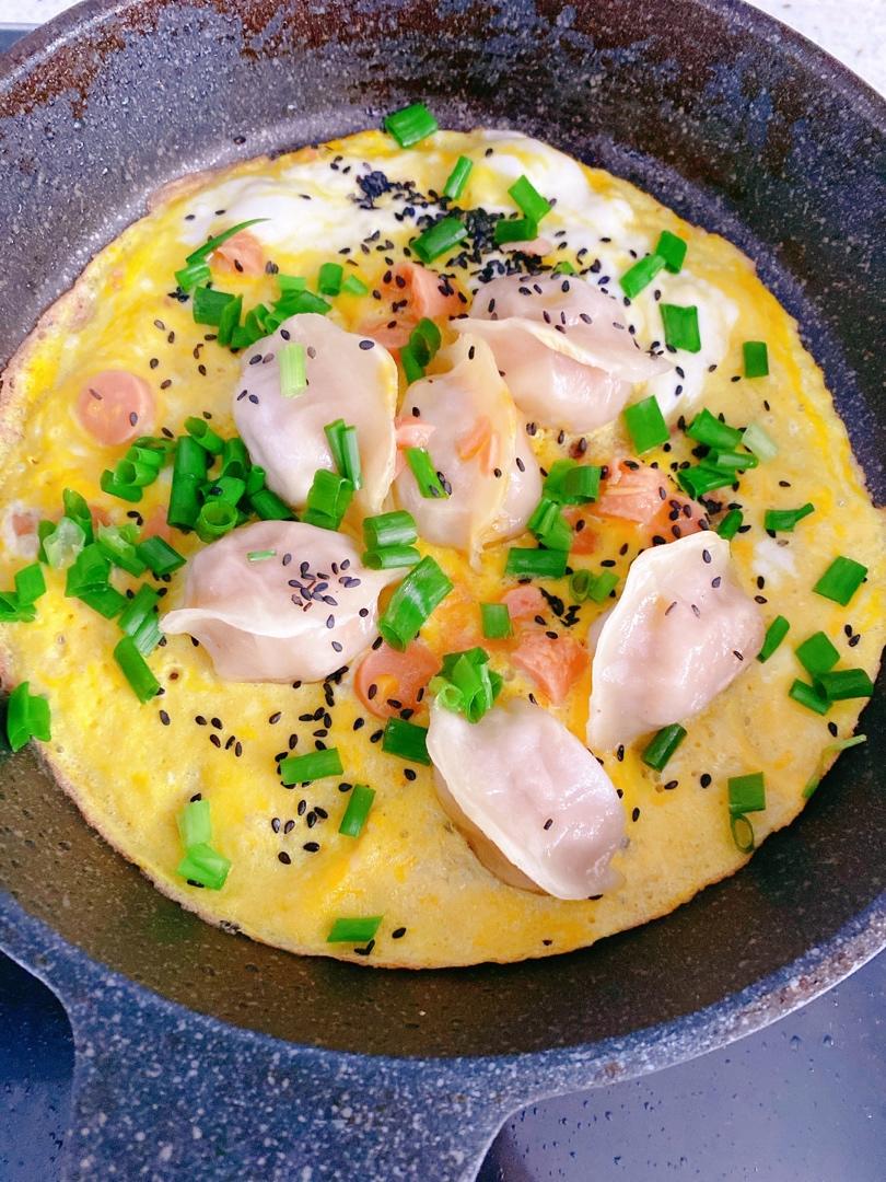 饺子煎蛋