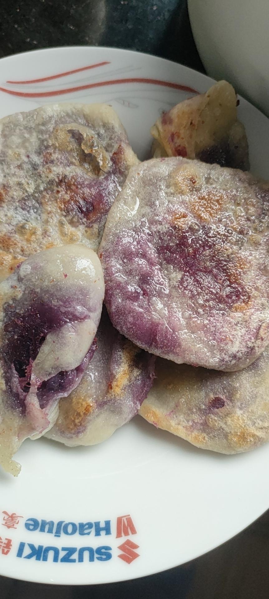 紫薯饼(无糖无油)