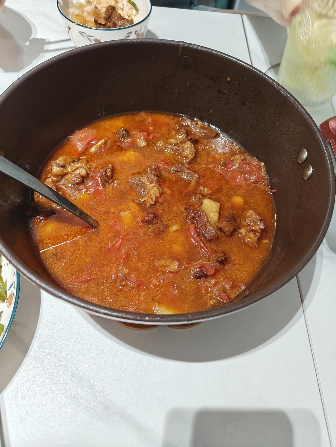 番茄土豆炖牛腩