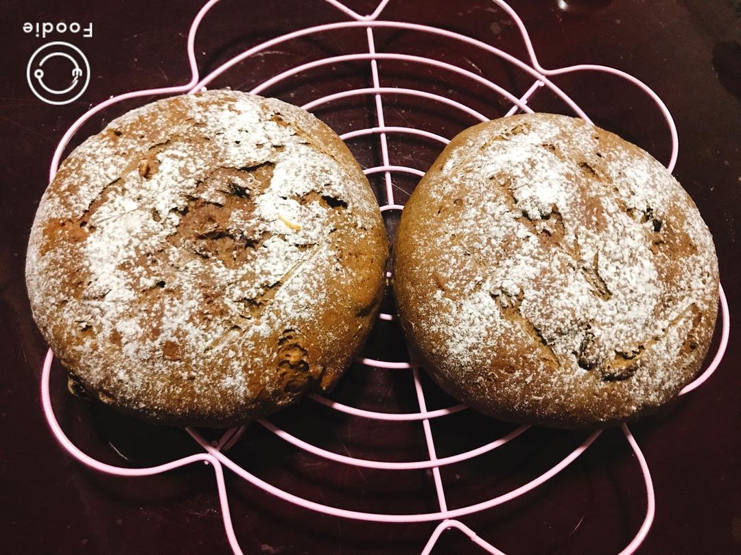 黑麦蔓越莓软欧包