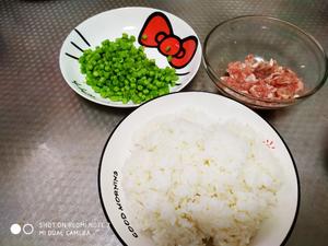 超简单豆角肉末炒饭的做法 步骤2