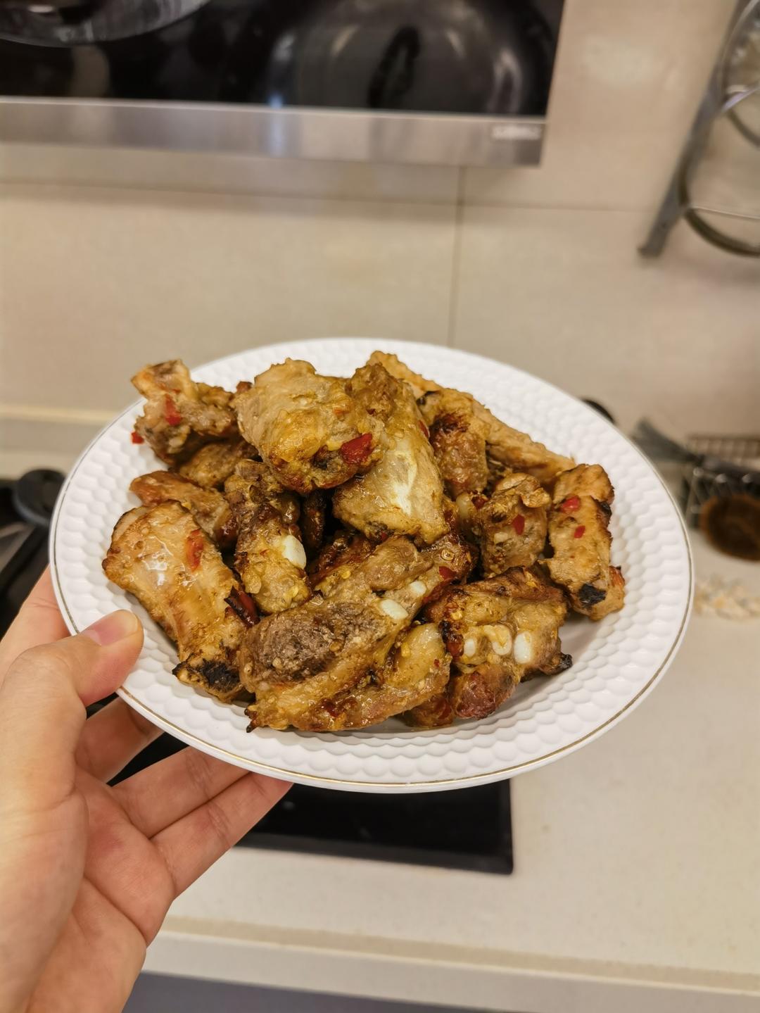 香到骨头里的蒜香排骨（烤箱）