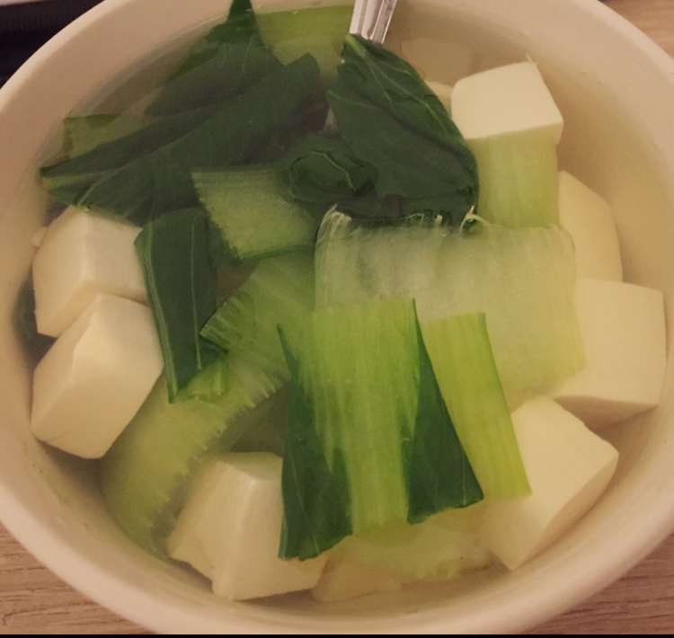 青菜豆腐汤