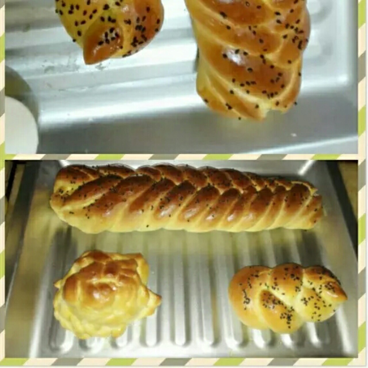 超简单大辫子面包