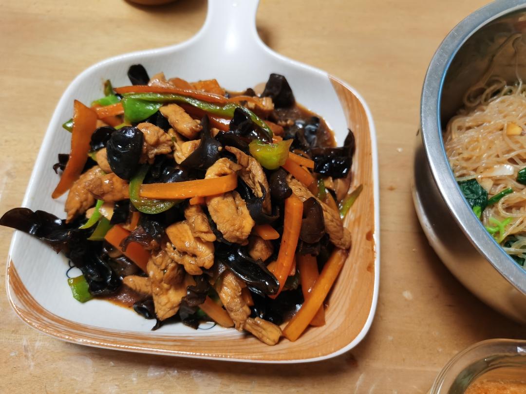 无敌下饭低脂鸡胸肉版鱼香肉丝