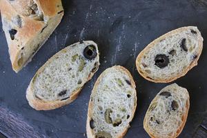 双橄榄短棍面包（附poolish酵头法）丨健康·烘焙的做法 步骤21