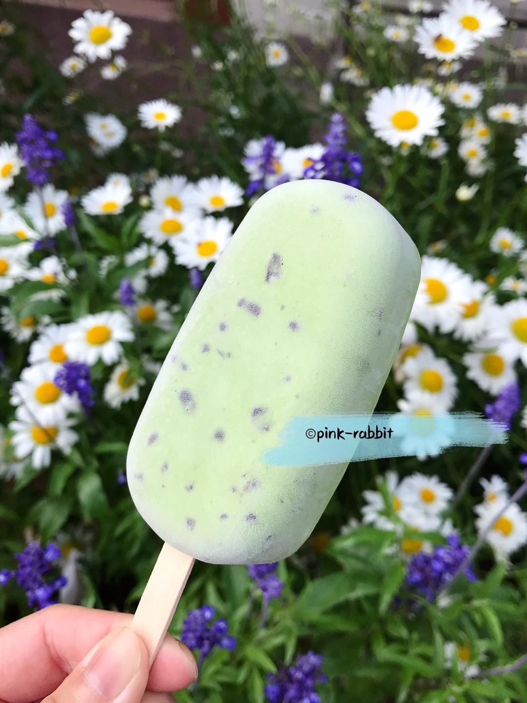 雪糕冰棍冰棒系列之和风抹茶蜜豆雪糕 by pink-rabbit的做法