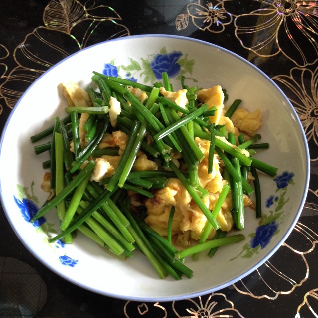 韭菜炒蛋
