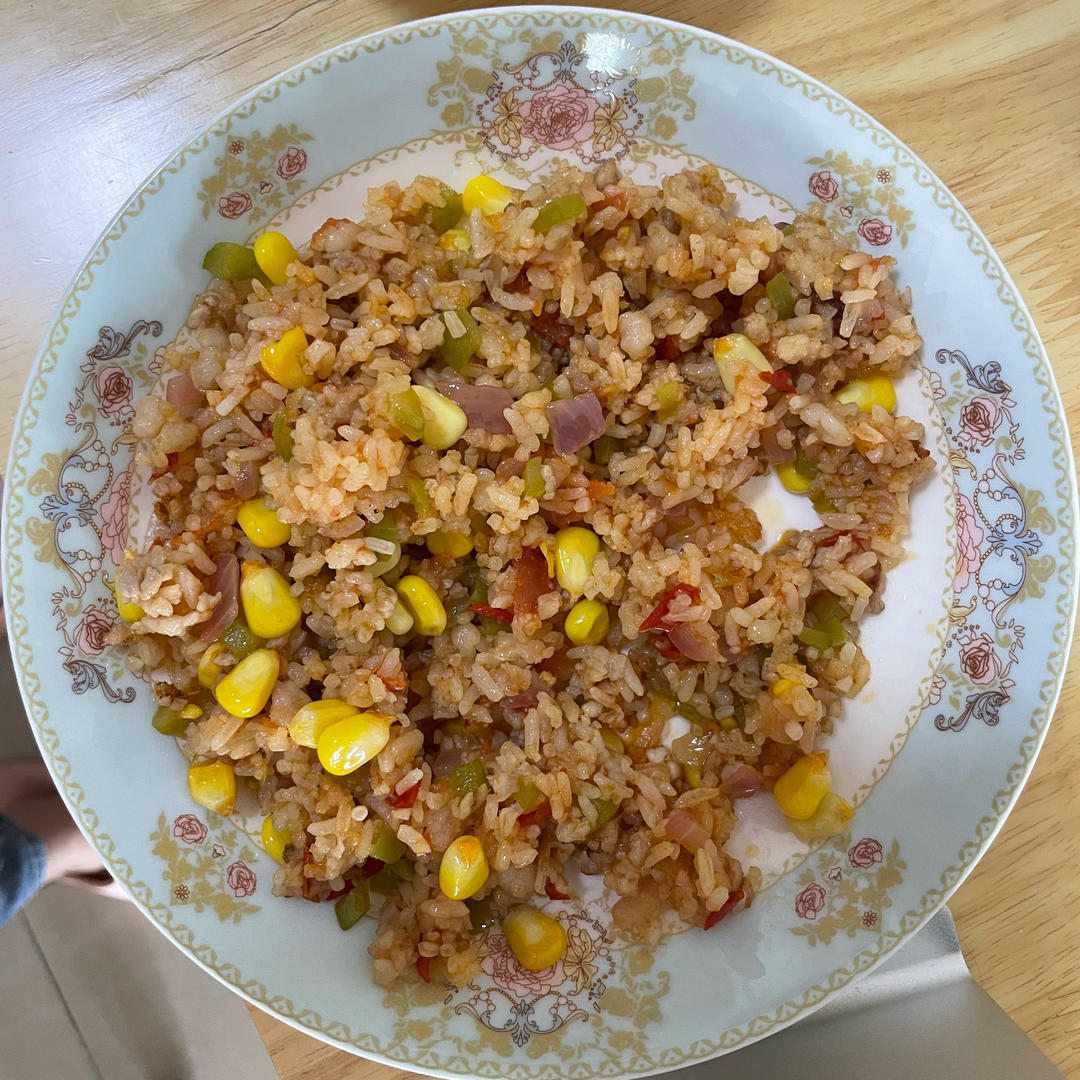 西炒饭，酸酸甜甜，孩子最爱