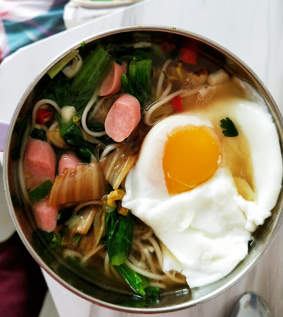 热汤面（荞麦面）