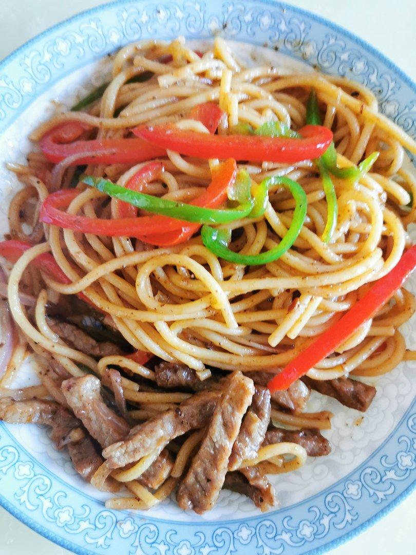 巨好吃的黑椒牛柳意面❗️简单易学