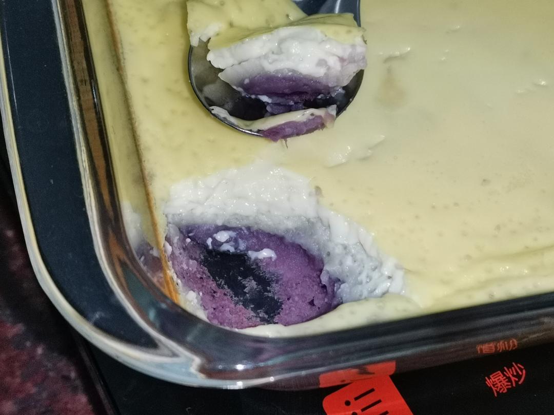 紫薯烤布丁