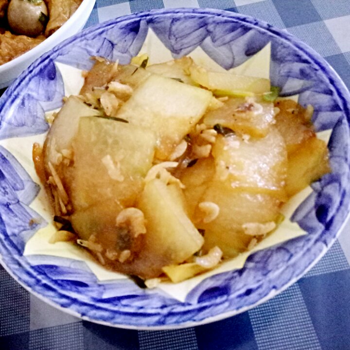 清炒冬瓜虾皮