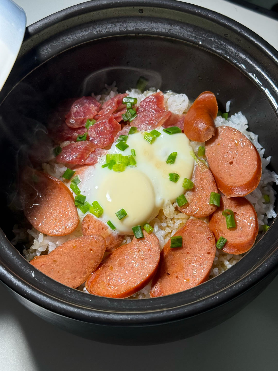 广式腊肠之煲仔饭