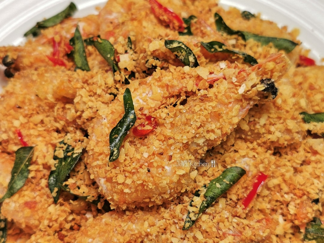 麦片虾·马来西亚新加坡名菜的做法 步骤16