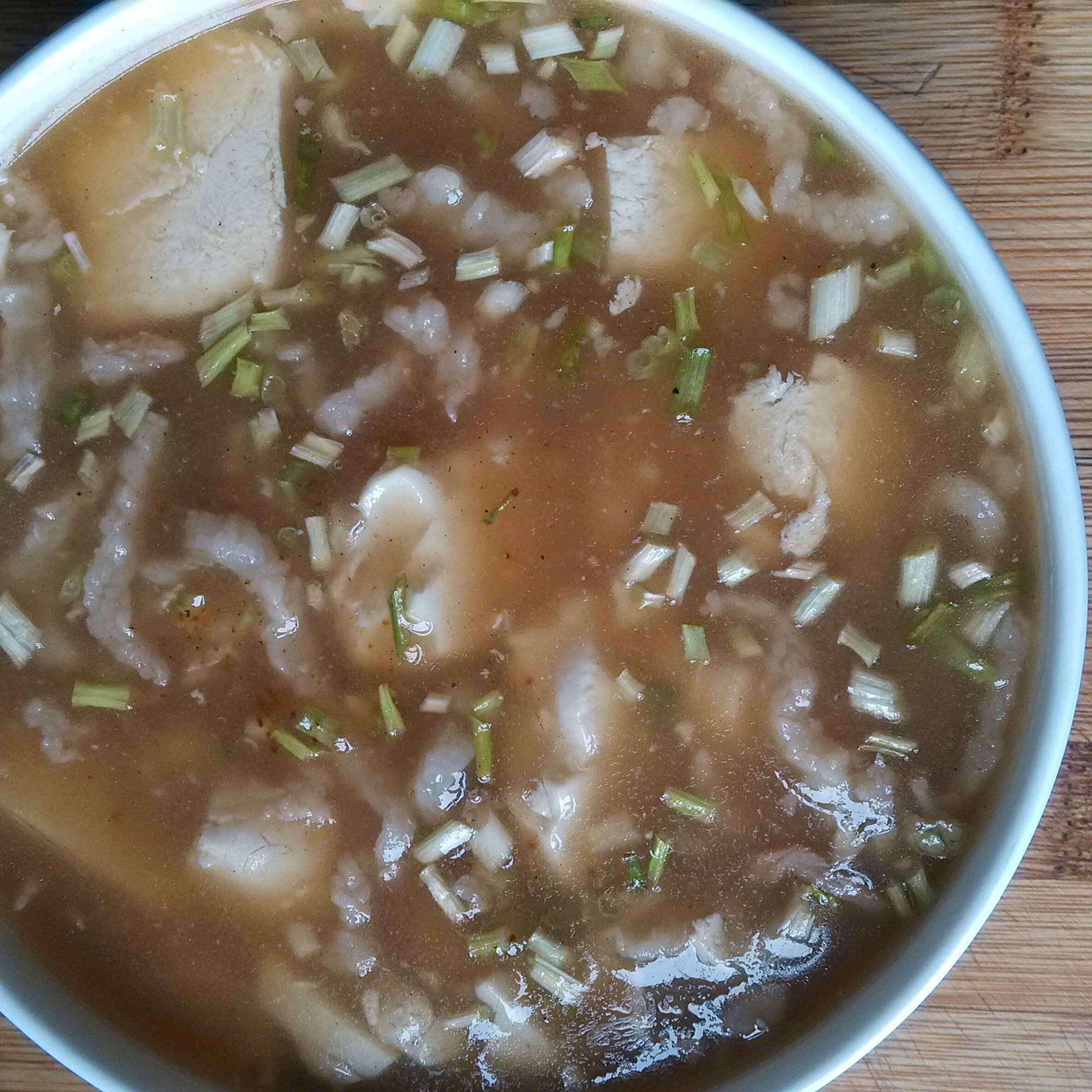 豆腐肉丝汤