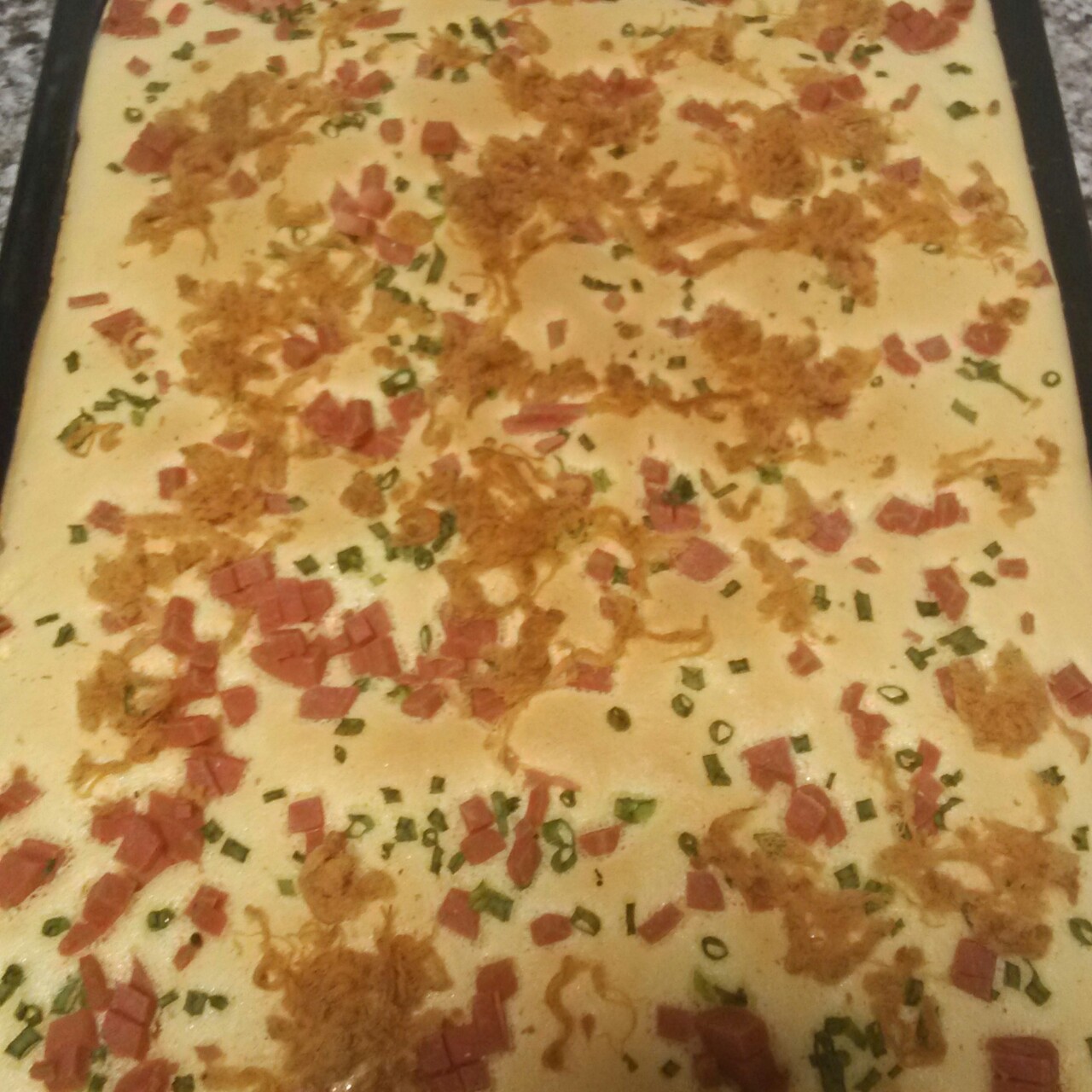 香葱肉松蛋糕卷