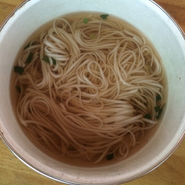 小葱麻油酱油面