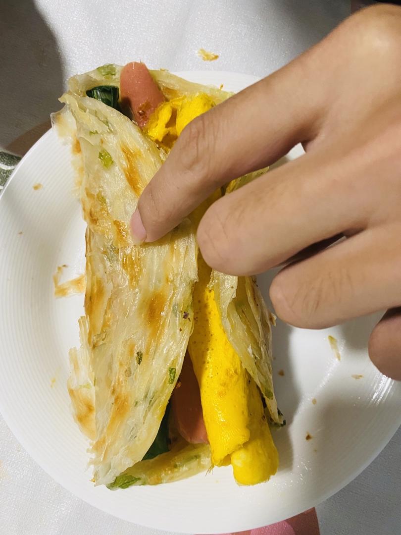 葱香大饼卷万物