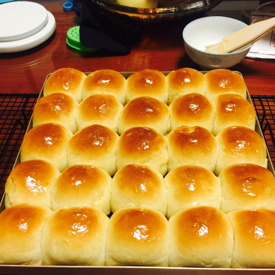 漫步滴半仙做的蜂蜜奶香小排包