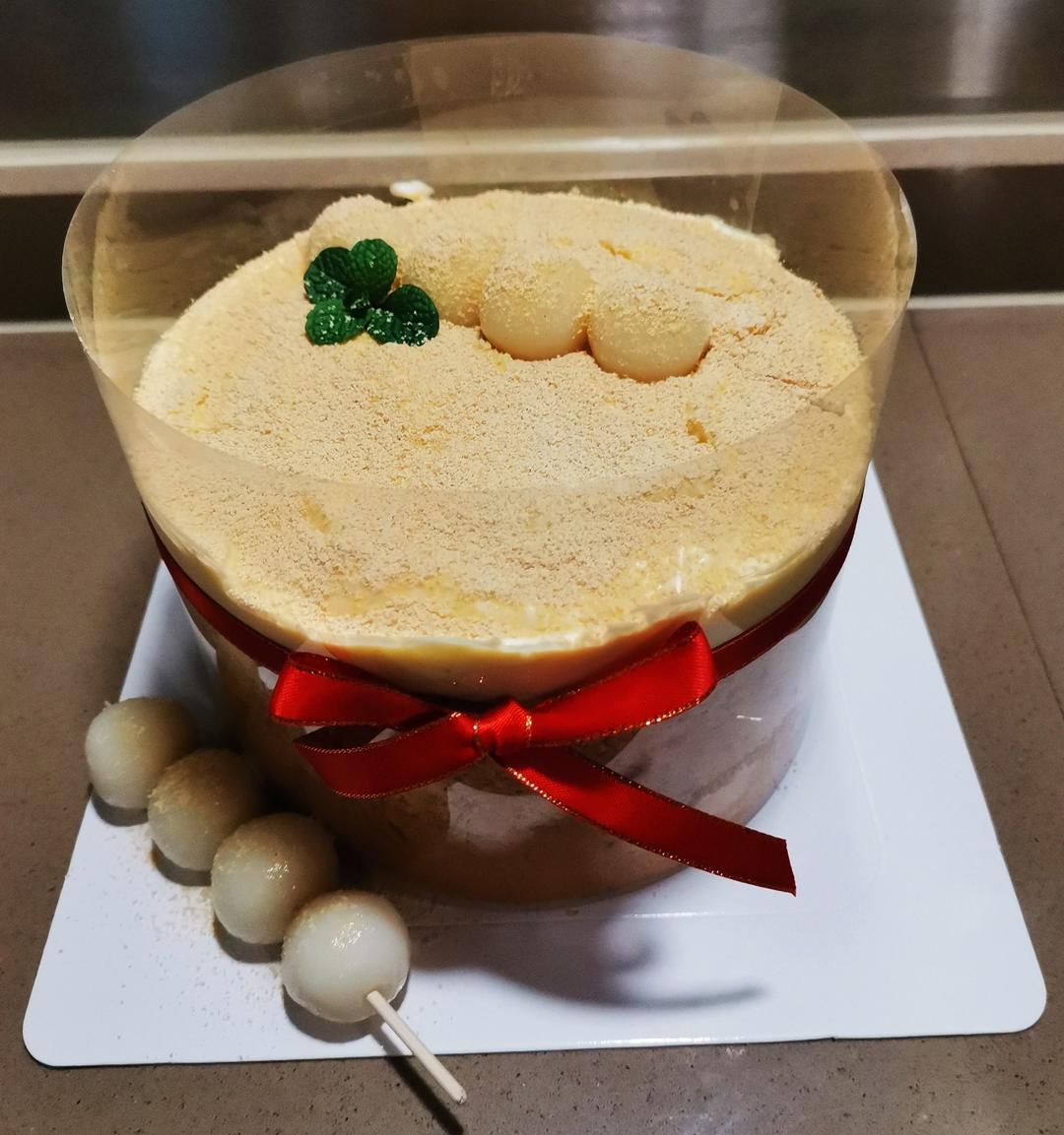 好吃到舔盘子的【白玉豆乳爆浆蛋糕】