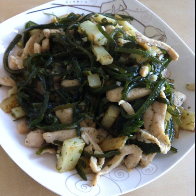 土豆烧海带片