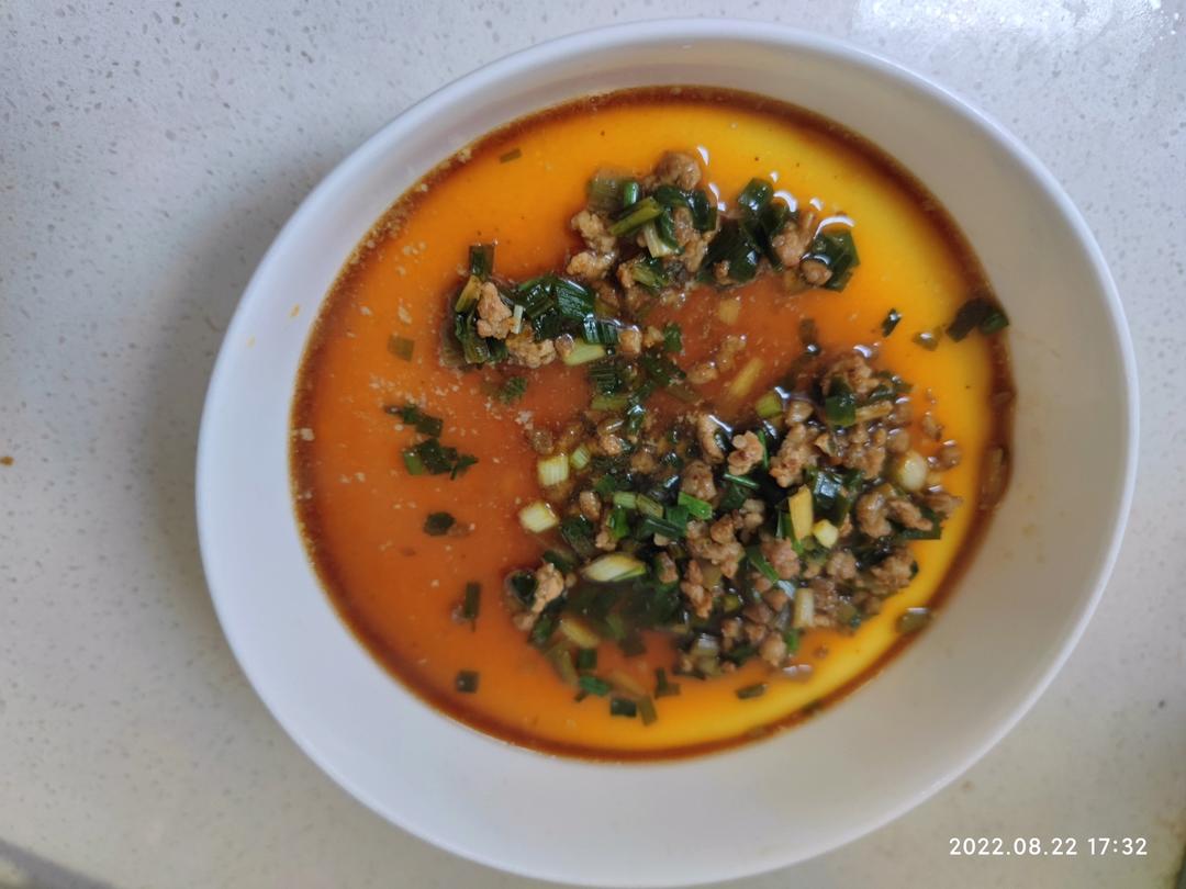 巨嫩滑的肉沫蒸蛋|一家老少通吃，零难度！