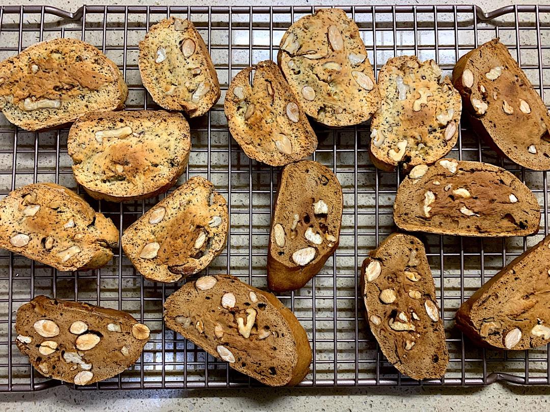 无油咖啡坚果意式脆饼