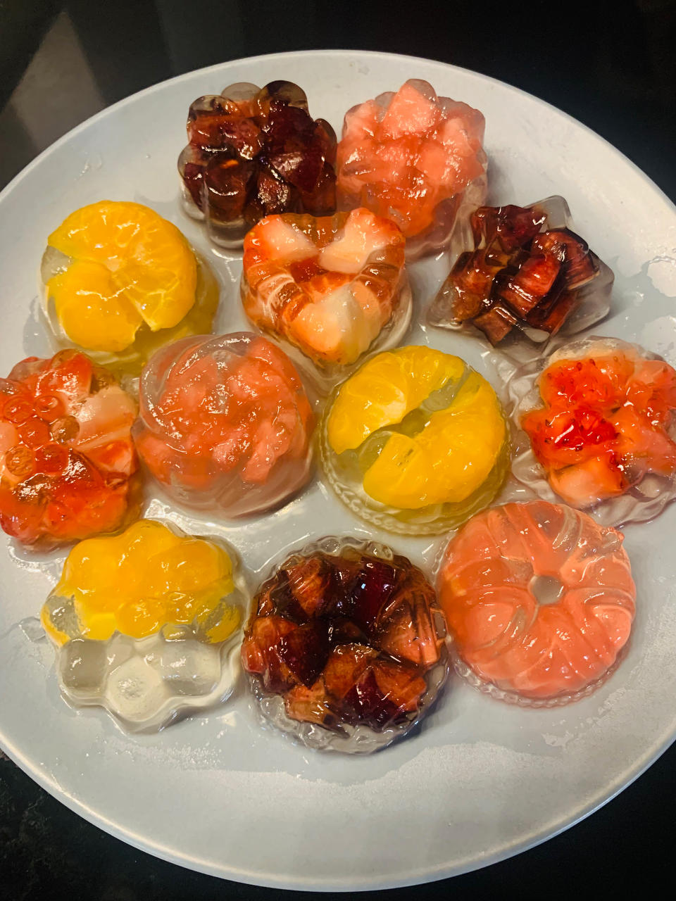 自制水果果冻 (白凉粉版)