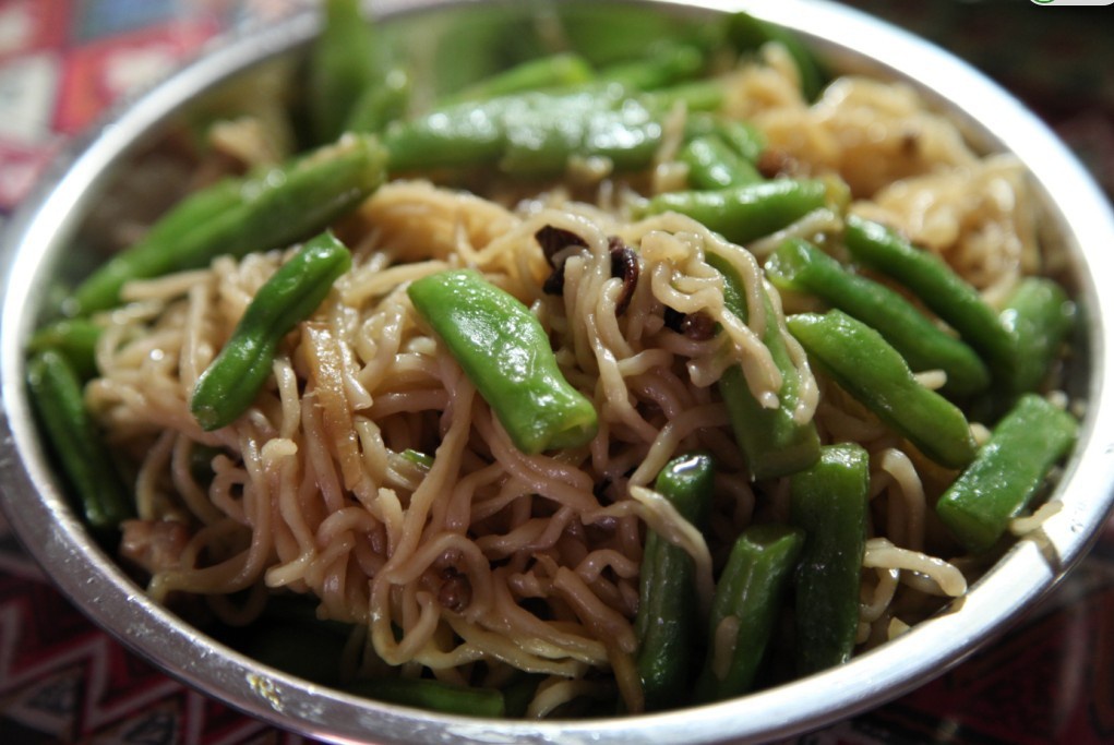 豆角焖面