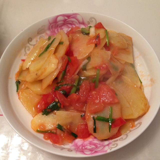 番茄土豆片