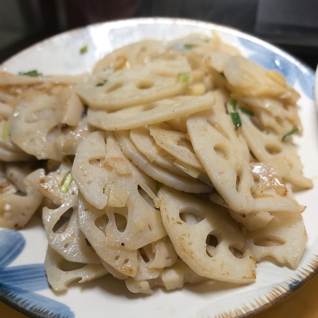 清炒藕片