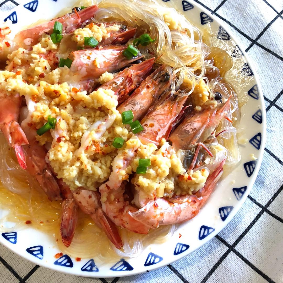 蒜蓉粉丝蒸虾