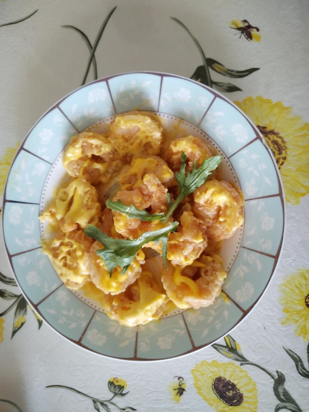 柏悦平替版芥末虾球