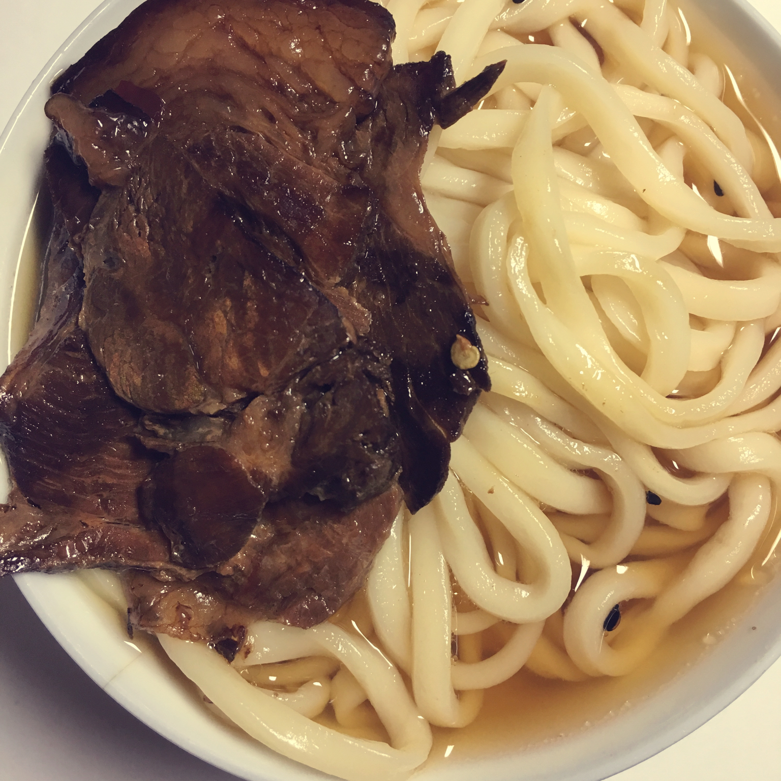 小葱麻油酱油面