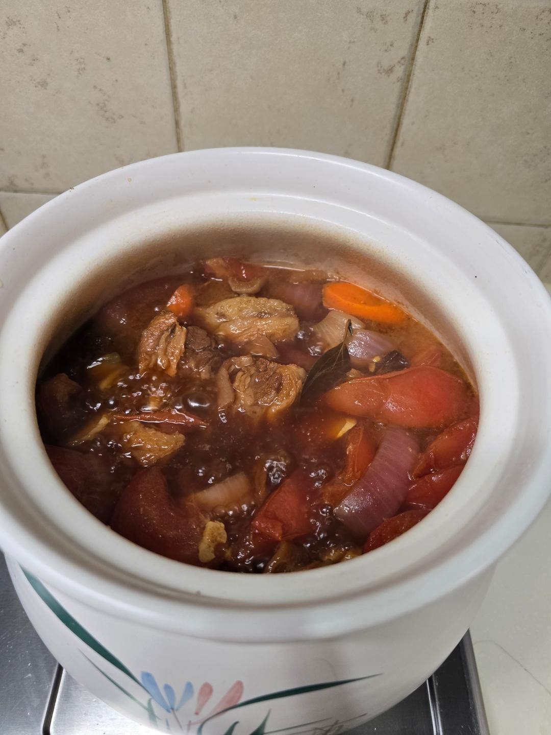 番茄土豆炖牛腩