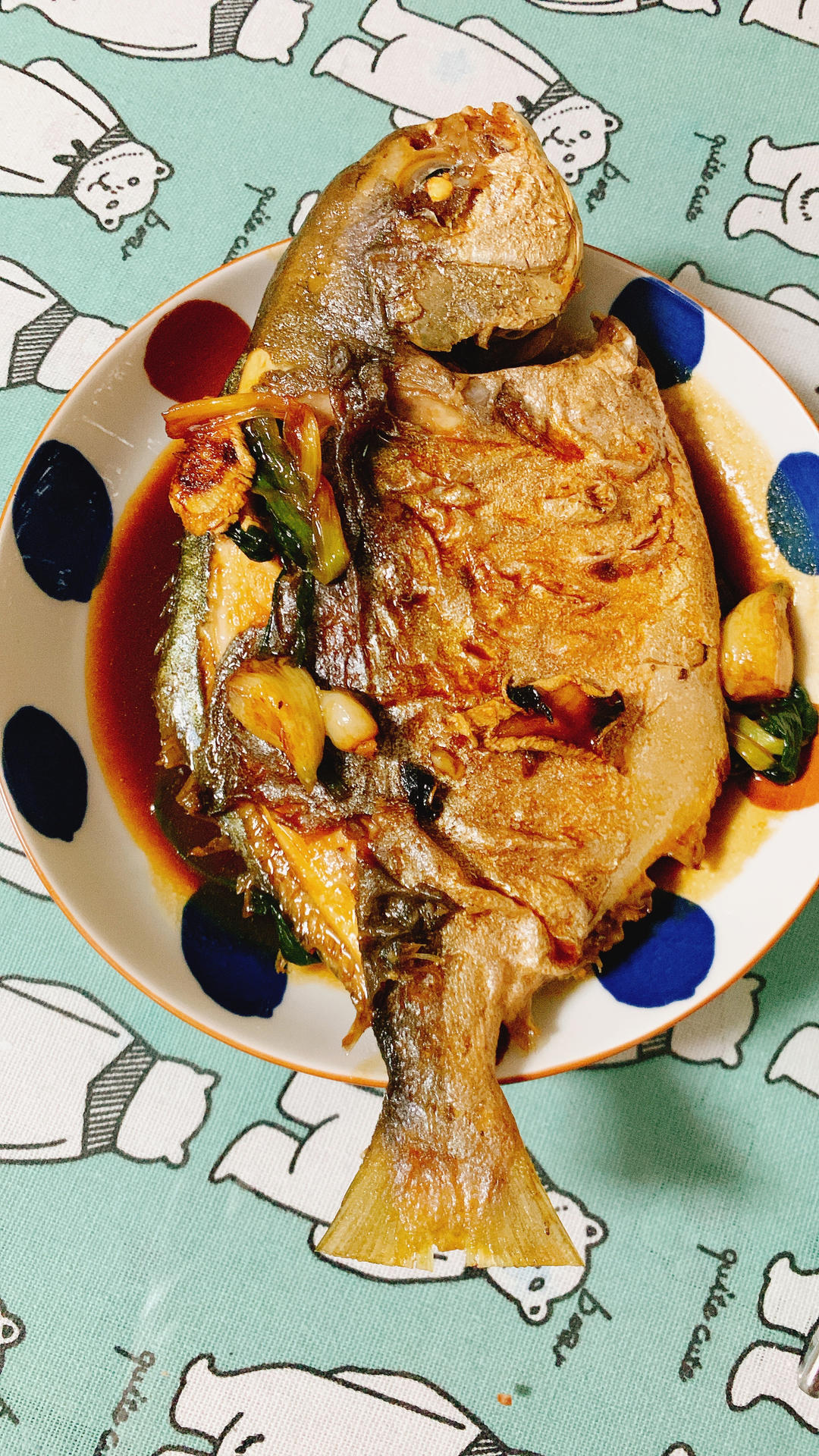 【家常菜】上海红烧鲳鱼