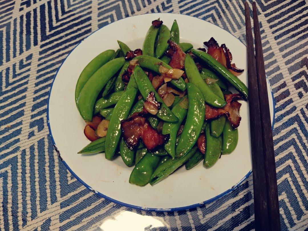 甜豆炒腊肠