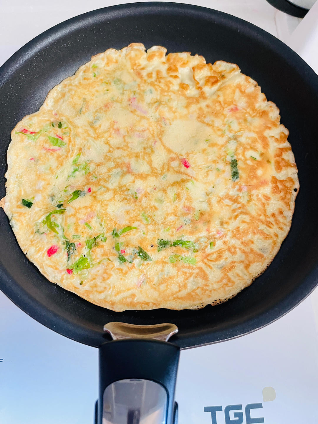 简单快手蔬菜鸡蛋煎饼