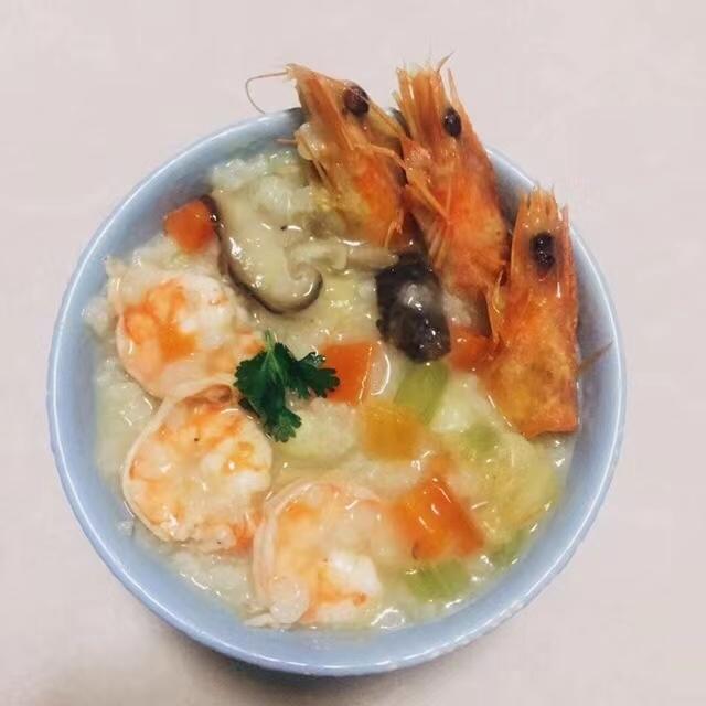 鲜虾粥的做法