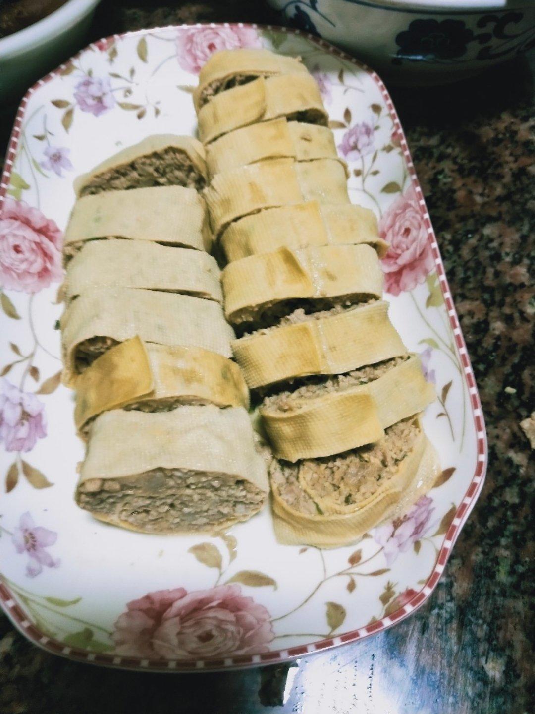 豆腐皮肉卷