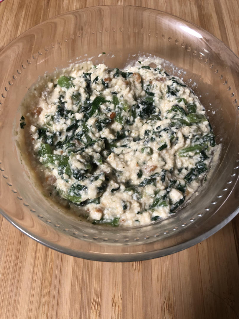 菠菜溏心蛋味噌豆腐酱拌荞麦面【健康一锅端】