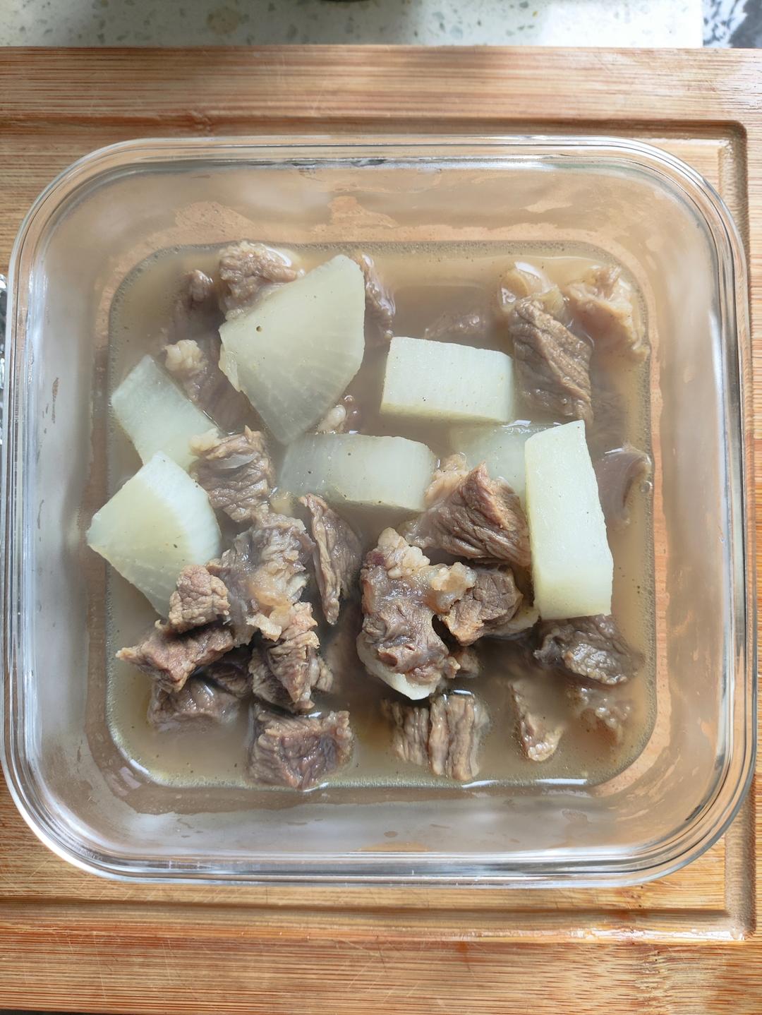 白萝卜清炖牛肉（电饭锅版）