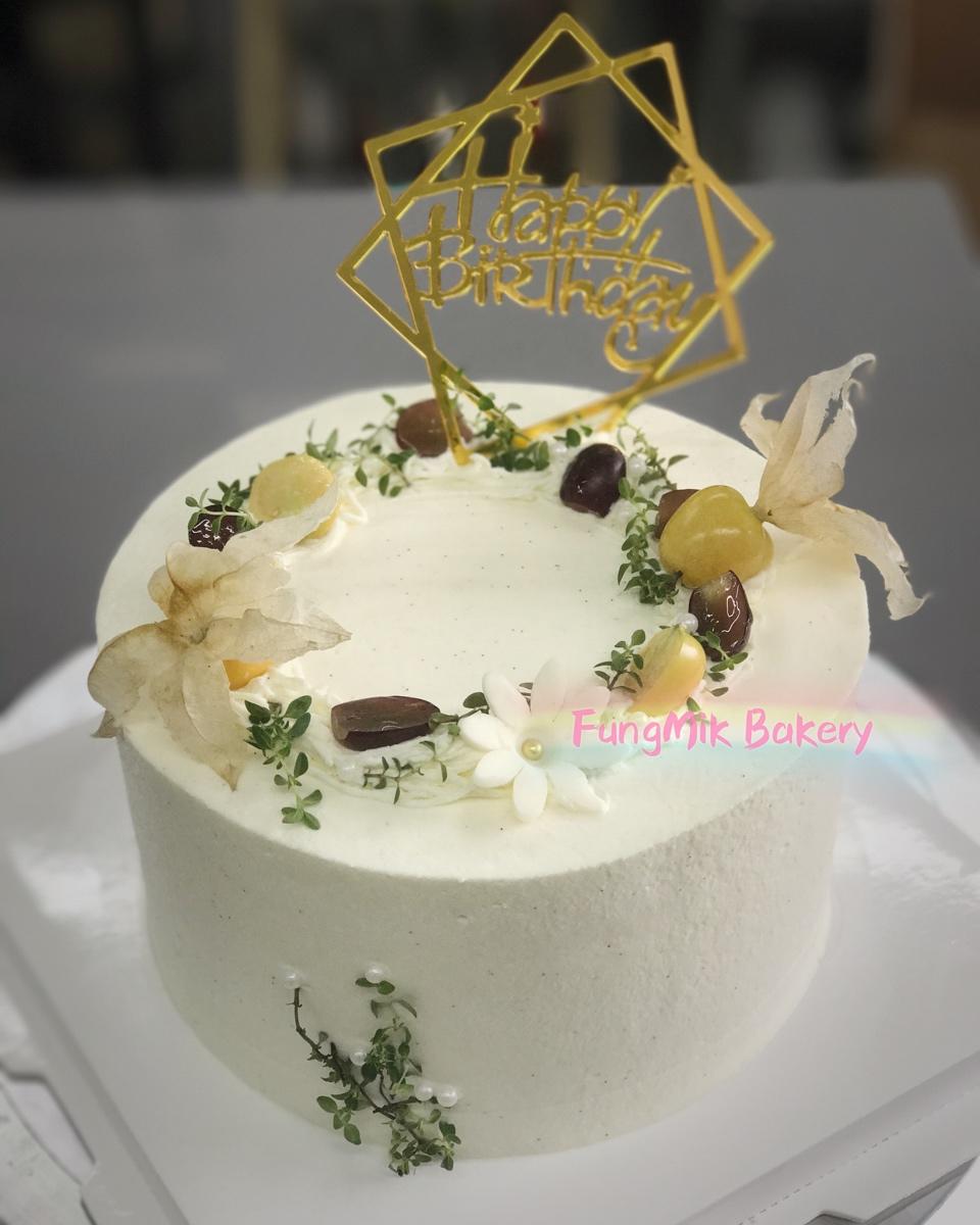 记录生日蛋糕